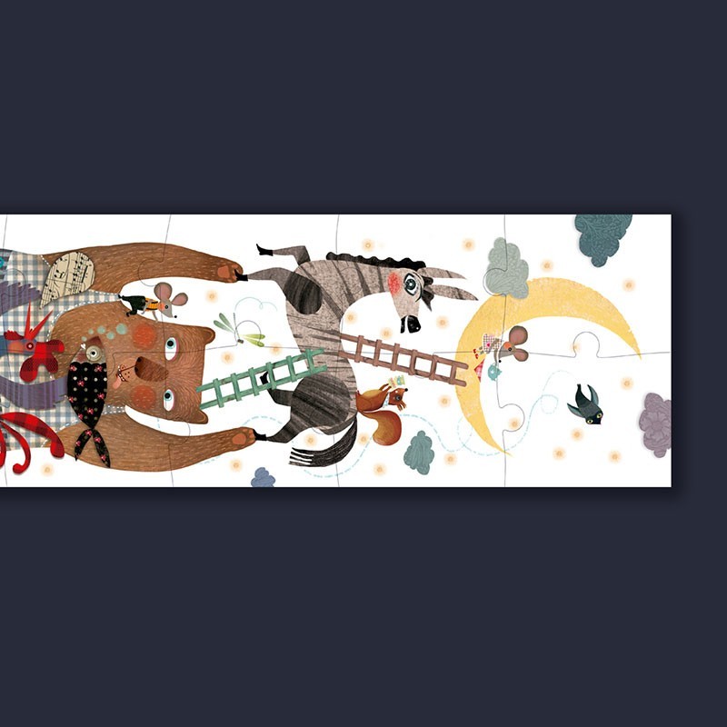 un rompecabezas muy largo